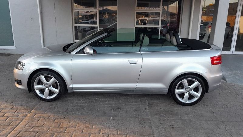 Silver Audi A3 Cabriolet 1.8 TFSI Ambition with 58926km available now!