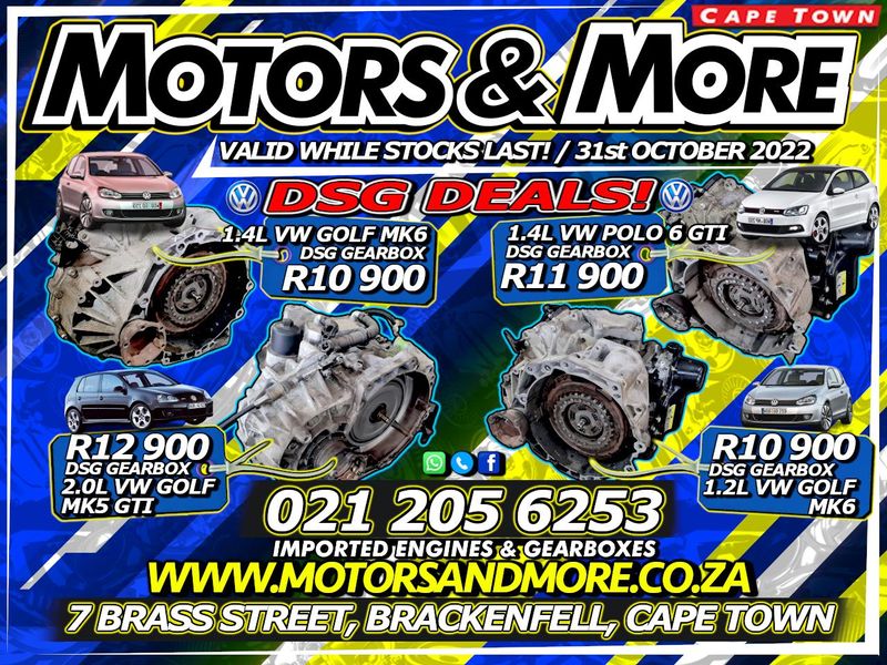 VW DSG DEALS at Motors and More Cape Town!!! Brackenfell Gumtree
