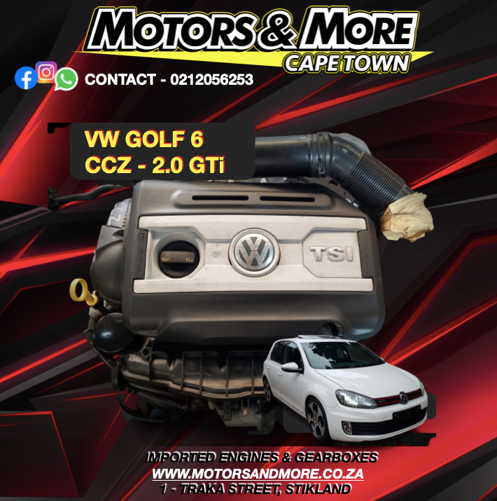 Volkswagen Golf 6 GTi - CCZ 2.0TSi Engine For Sale