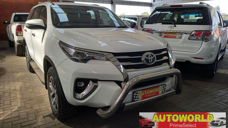 White Toyota Fortuner 2.8 GD-6 Raised Body AT with 129758km available now!