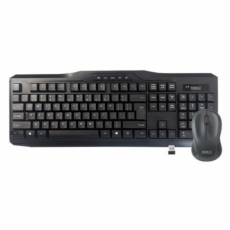 Parrot Products Wireless Keyboard and Mouse Combo - Black