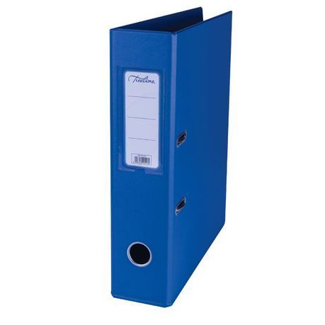 Treeline - Lever Arch File PVC Blue A4 ,70mm spine and Rado ( Box 10)