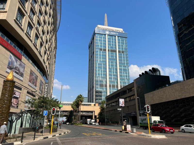 Office with a view available for rental in landmark Santon building