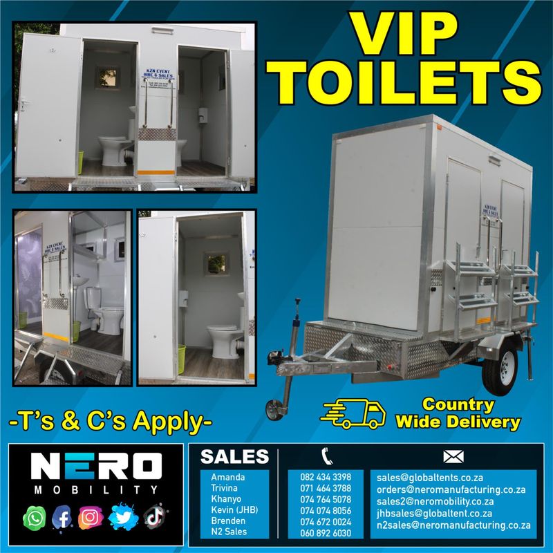 Mobile VIP Toilets and Luxury VIP Toilets