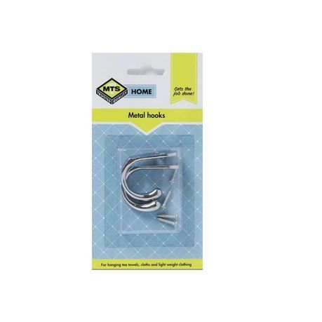 MTS Home Metal Hooks 2 Pieces