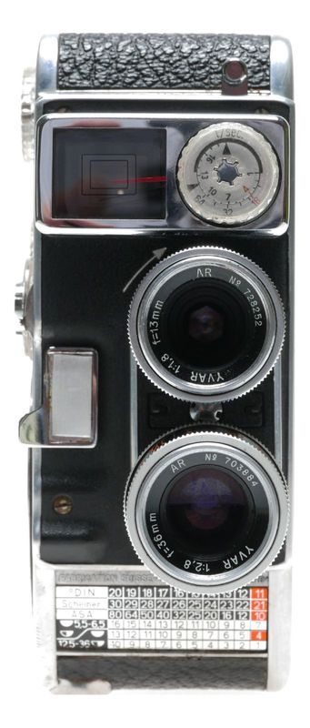 Bolex B8L Paillard 8mm Cine Movie Camera Yvar 2.8/36mm 1.8/13mm