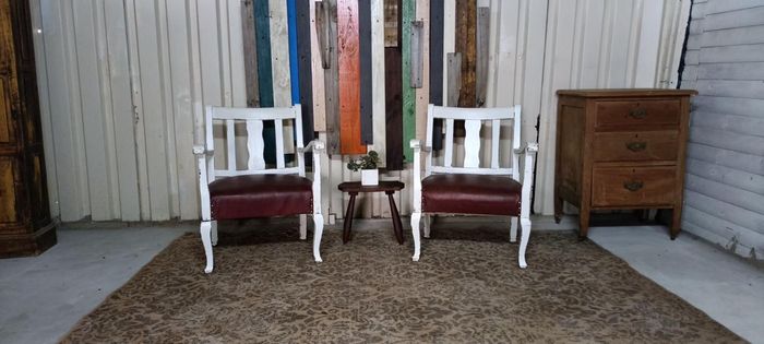 Chairs for sale Price for both Rustic farm style Contact Bobby on 0818407199 Other Gumtree South Africa