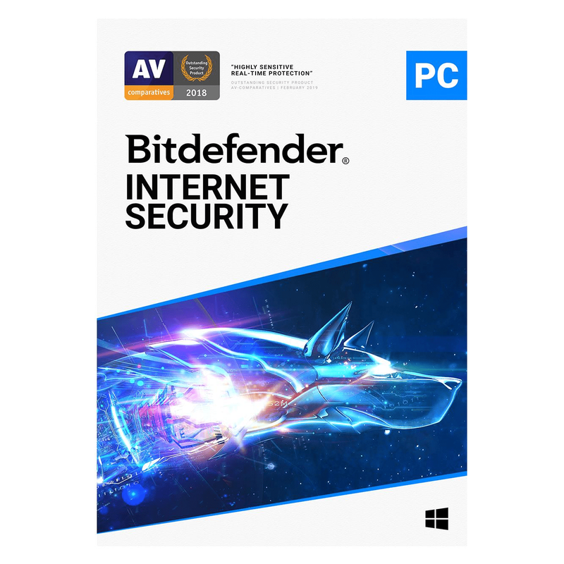 Bitdefender Internet Security 5 Device - 1 Year Subscription - Brand New
