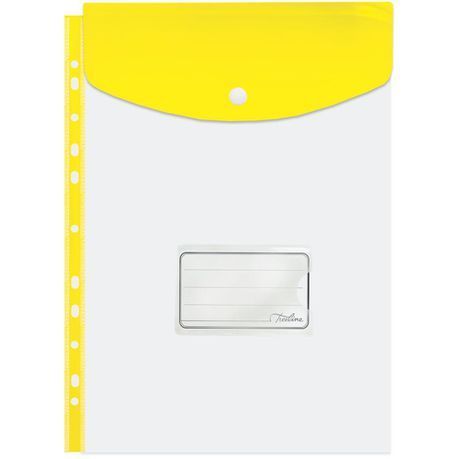 Treeline - Filing Carry Folder A4 Yellow - Pack of 5