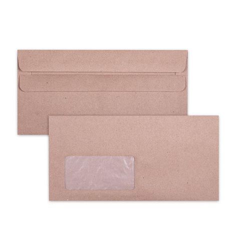 Leo Envelope - Manilla Window Self Seal Envelopes (Box of 500)