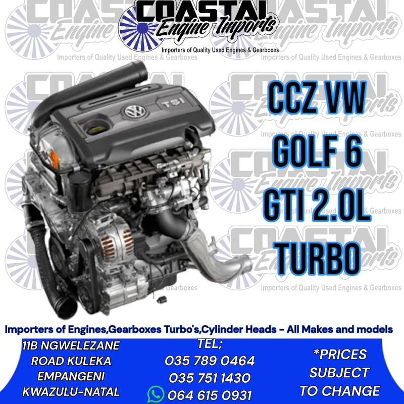 CCZ VW GOLF 6 GTI 2.0L  TURBO