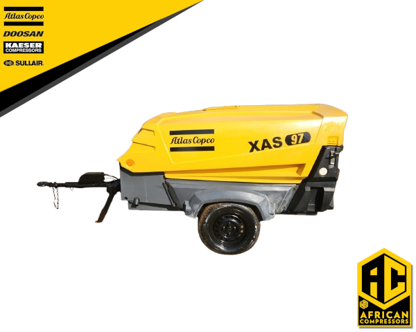 2008 ATLAS COPCO XAS97 COMPRESSOR