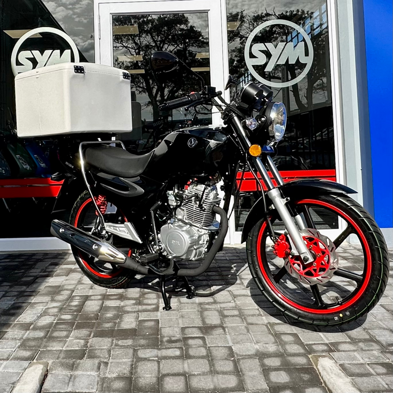 SYM XS 125-K Delivery Bike - Black