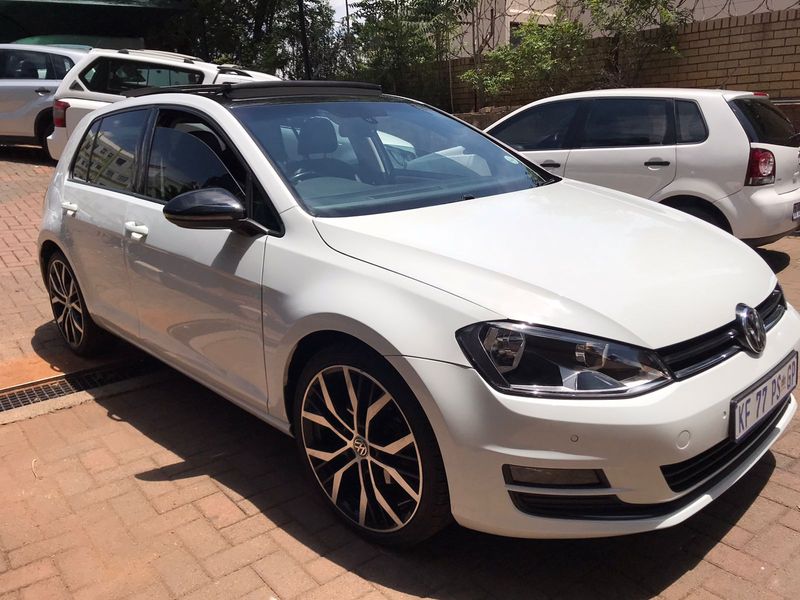 2014 Volkswagen Golf 7 2.0 TSI R DSG, White with 76000km available now!