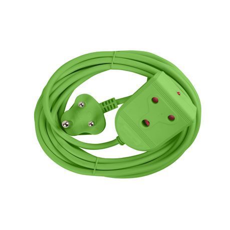 Electricmate 16A 5m Extension Lead - Green