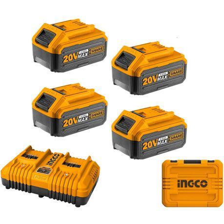 Ingco - P20S Lithium-Ion Battery and Charger Kit - 4.0Ah