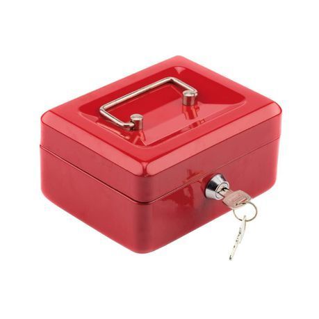 Cash Box - (152x118x80mm) - Red