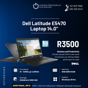 I5 Dell Latitude E5470 Laptops For R3500