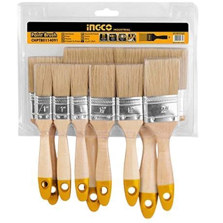 Ingco - Paint Brush Set - 9 Pieces