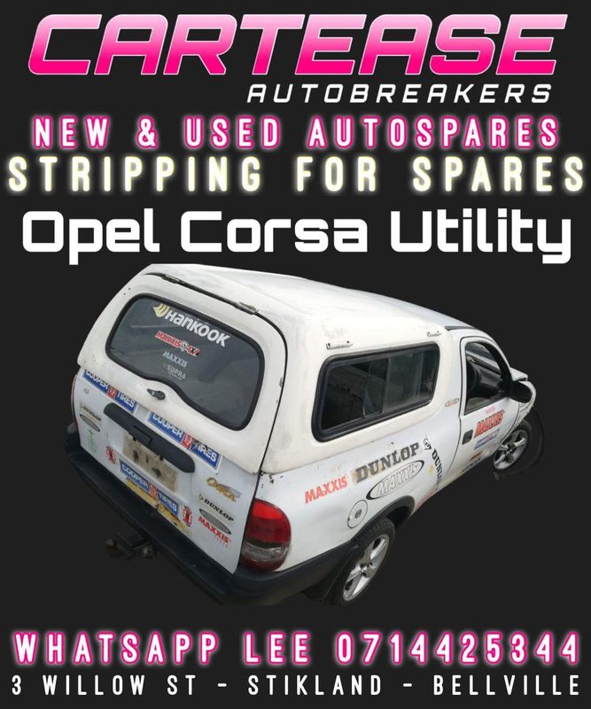 OPEL CORSA UTILITY 1.4 STRIPPING FOR SPARES