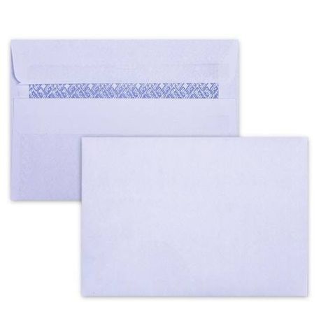 LEO - Self Seal Envelopes C6 White Opaque , Open Short Side (Box of 500)