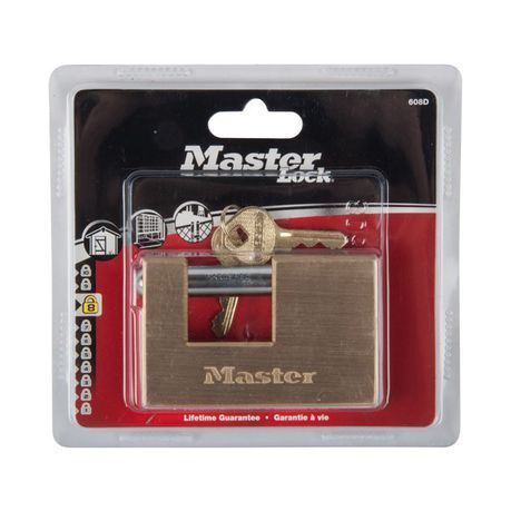 Master Lock Brass Insurance Lock - 85mm