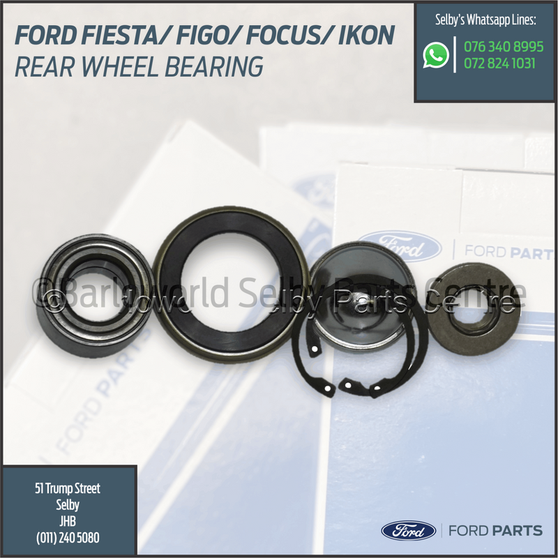 New Genuine Ford Fiesta, Figo, Focus, Ikon Rear Wheel Bearing