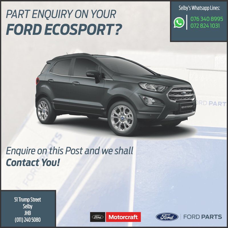 Part Enquiry on your Ford EcoSport?