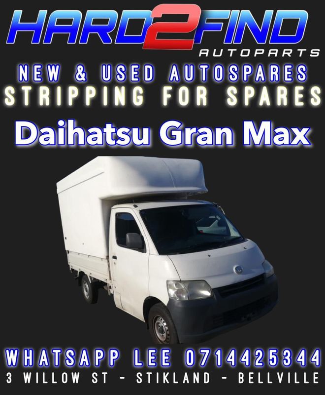 DAIHATSU GRAN MAX STRIPPING FOR SPARES (HC229)