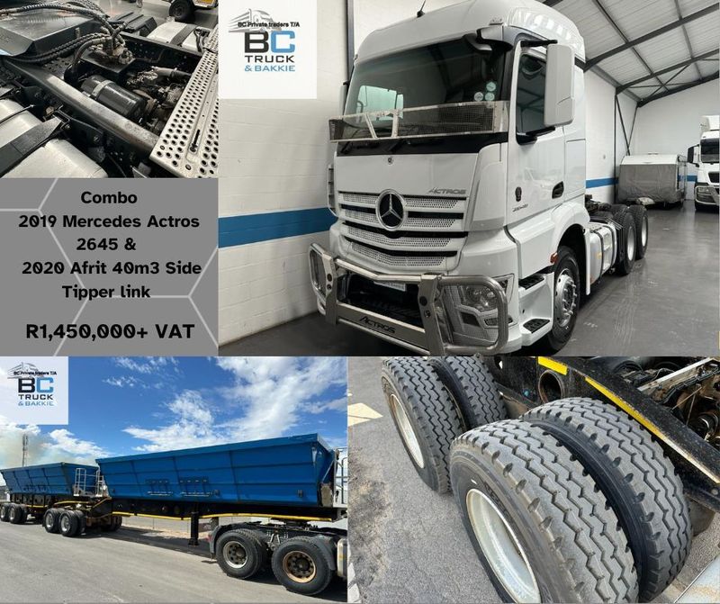 Mercedes Actros 2645 &#43; Afrit 40m3 Side Tipper link