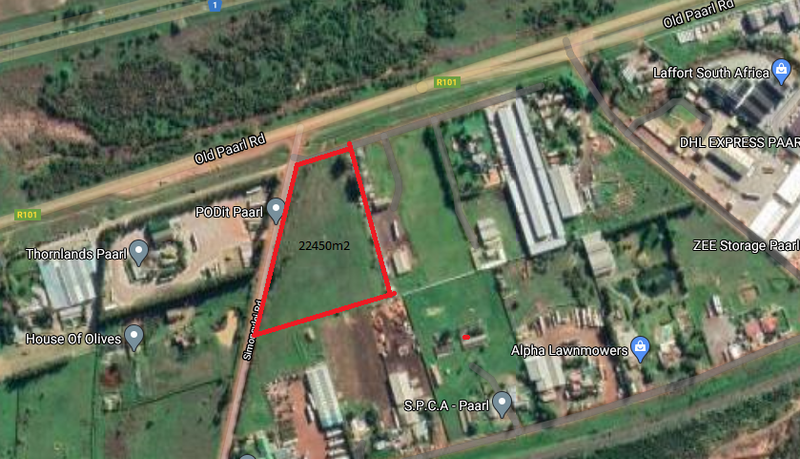 PAARL | VACANT LAND FOR SALE ON OLD PAARL ROAD