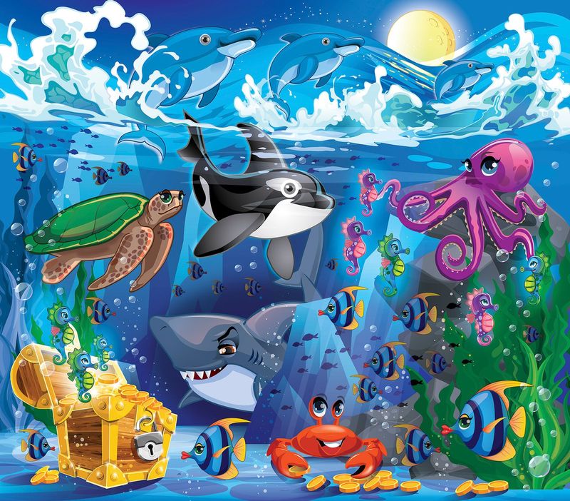 100 Piece Themed Puzzle - Ocean