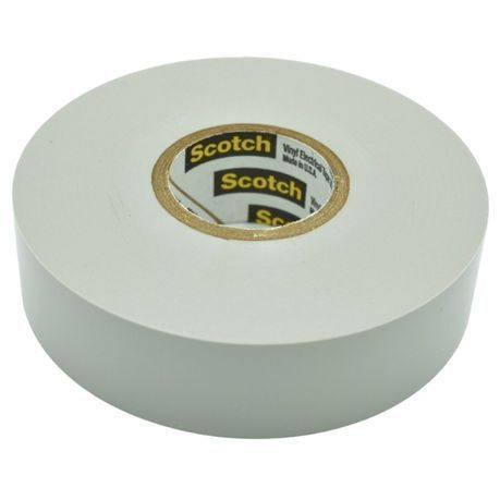 Scotch - Vinyl Electrical Tape - 3m (White)