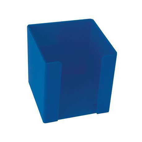 Treeline Plastic Cube Holder Blue - 100 x 100mm