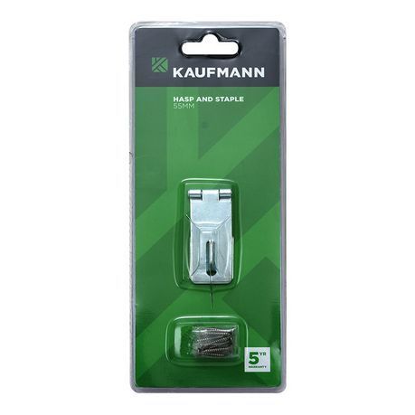 Kaufmann Hasp And Staple 55mm Safety Galv