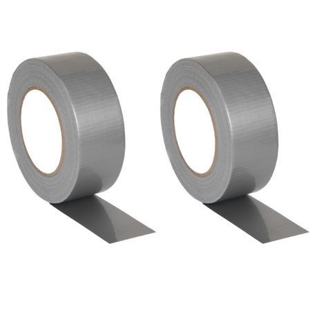 Zenith - Duct Tape Silver / Grey - Pack of 2 (48mm x 25m)
