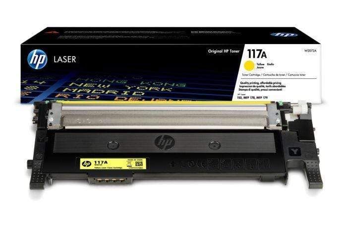 HP 117A Yellow Toner Cartridge 700 Pages Original W2072A Single-pack - Brand New
