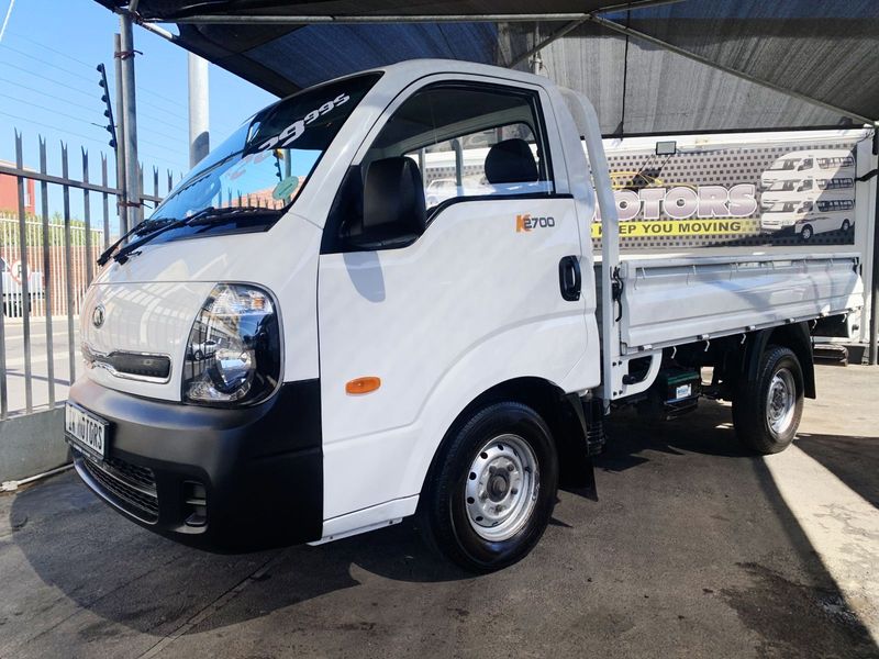 2021 Kia K2700 Dropside Pickup (Double R/W), White with 74000km available now!