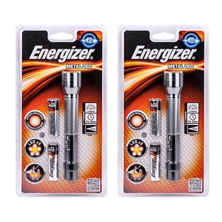 Energizer - Metal LED Torch Light - Pack of 2