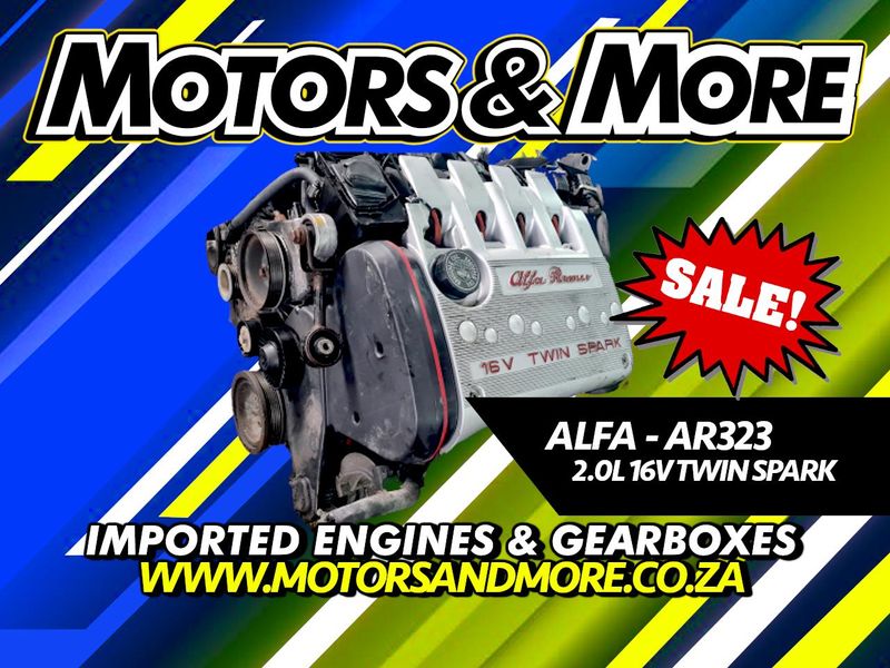 Alfa 147 AR323 2.0 Twinspark Engine For Sale No Trade in Needed