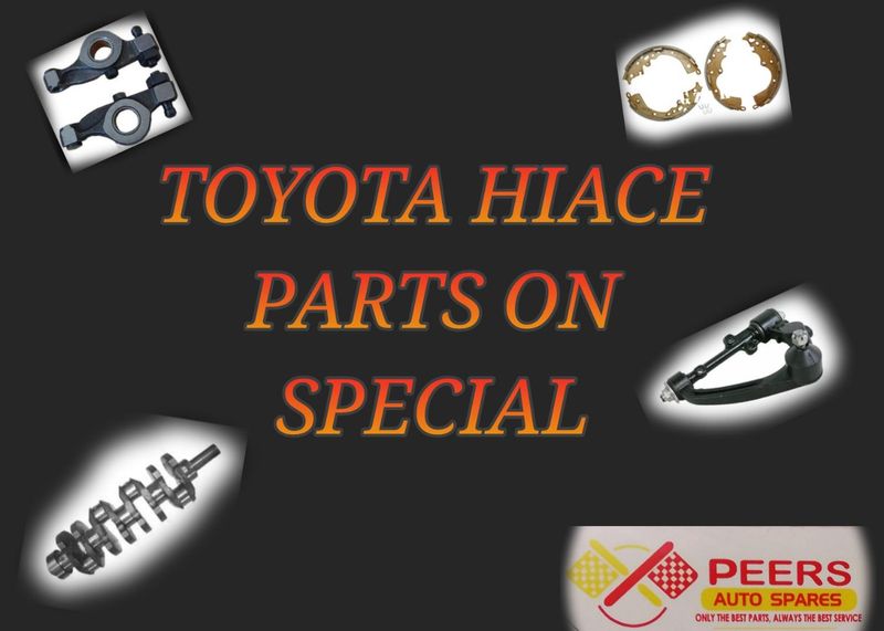 TOYOTA HIACE PARTS ON SPECIAL