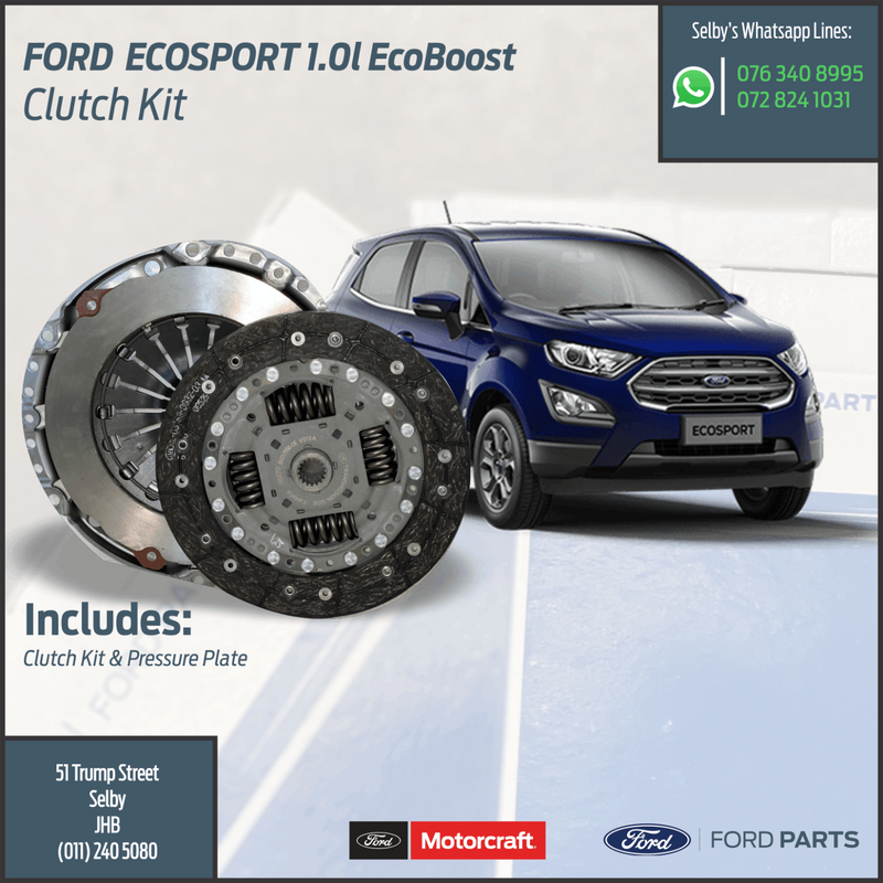 New Genuine Ford Ecosport 1.0l EcoBoost Clutch Kit