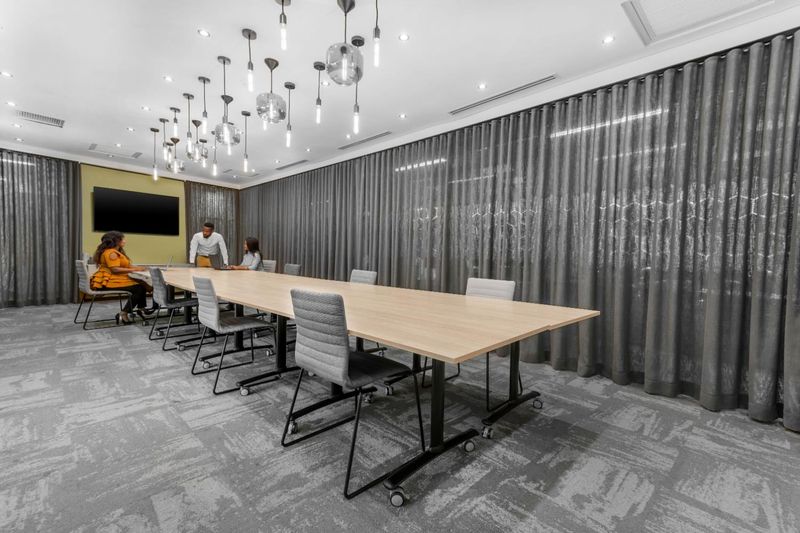 Beautifully designed open plan office space for 10 persons in Spaces Waterfall, Midrand