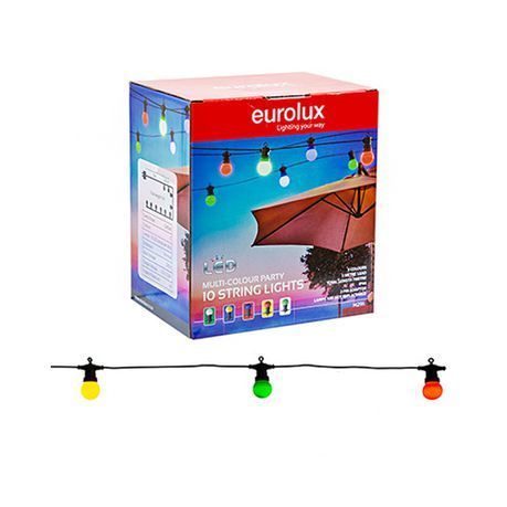 Eurolux - String Lights LED 10Pack Golfball Colours