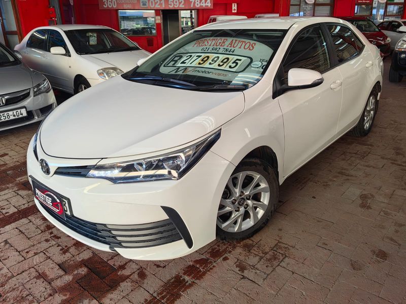 2020 Toyota Corolla Quest MY20.1 1.8 Prestige CVT with ONLY 45069kms CALL SAM 081 707 3443