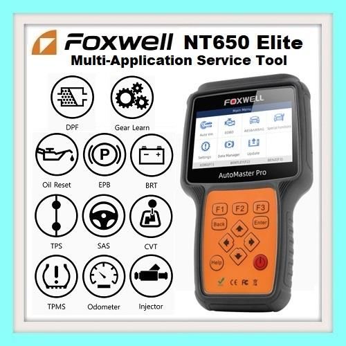 Auto multifunction service tool Foxwell NT650Elite Latest 2021 version