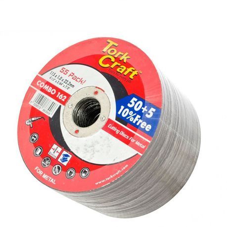 Tork Craft - 50 &#43; 5 Cutting Disc Metal 115 X 1.0 X 22.2 Mm