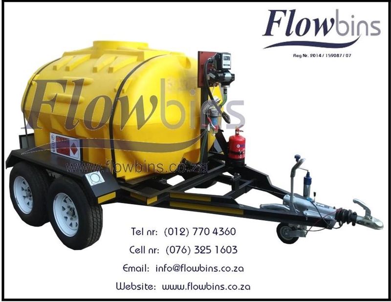 NEW 600lt to 2500Lt Horizontal Diesel Bowser Trailers from R25890