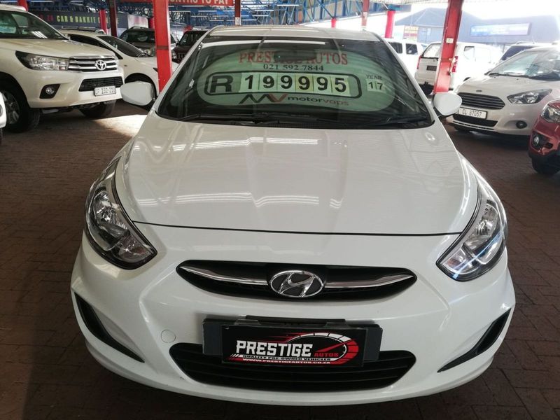 2017 Hyundai Accent 1.6 GL with ONLY 79856kms at PRESTIGE AUTOS 021 592 7844