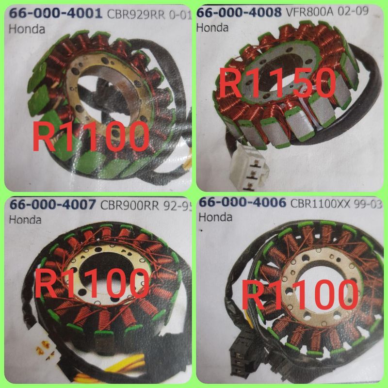 Stators.Starter Relay,Regulators for bikes